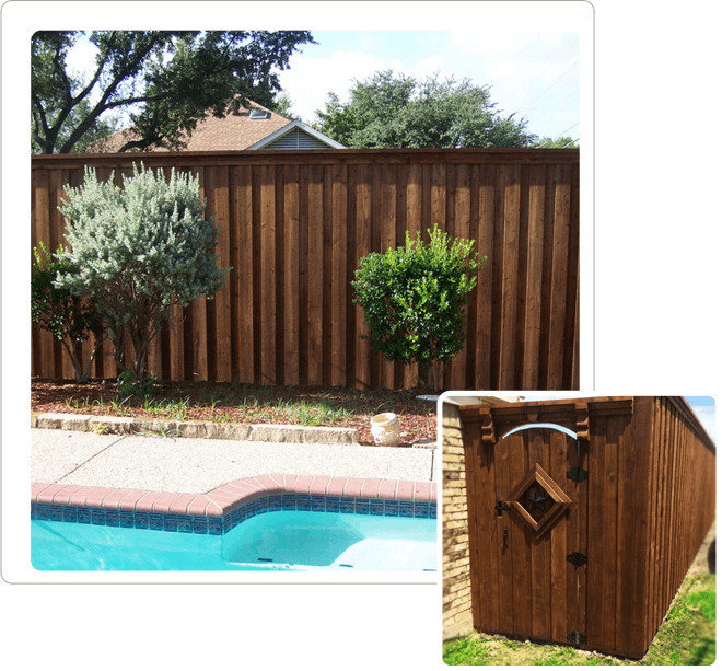 Fence with Pool